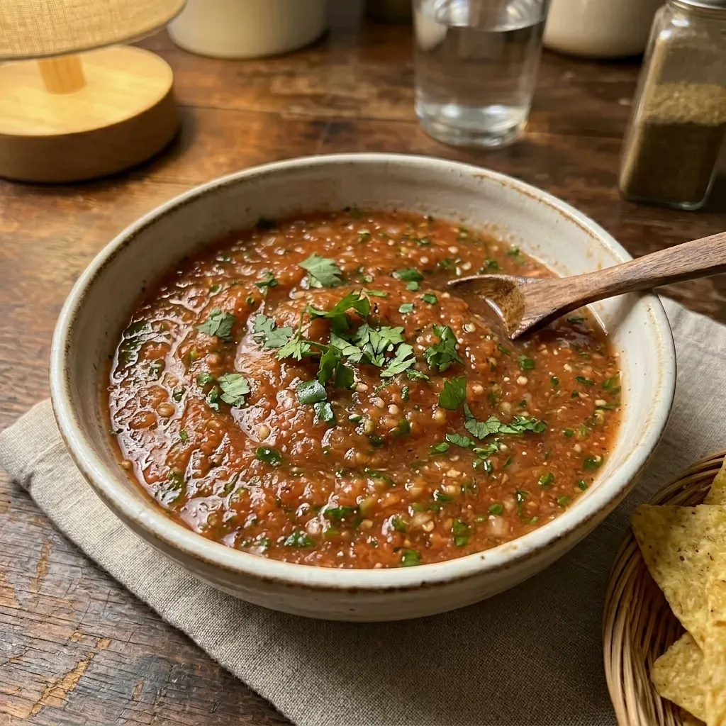 Easy 10-Min Blender Salsa with Fresh Tomatoes