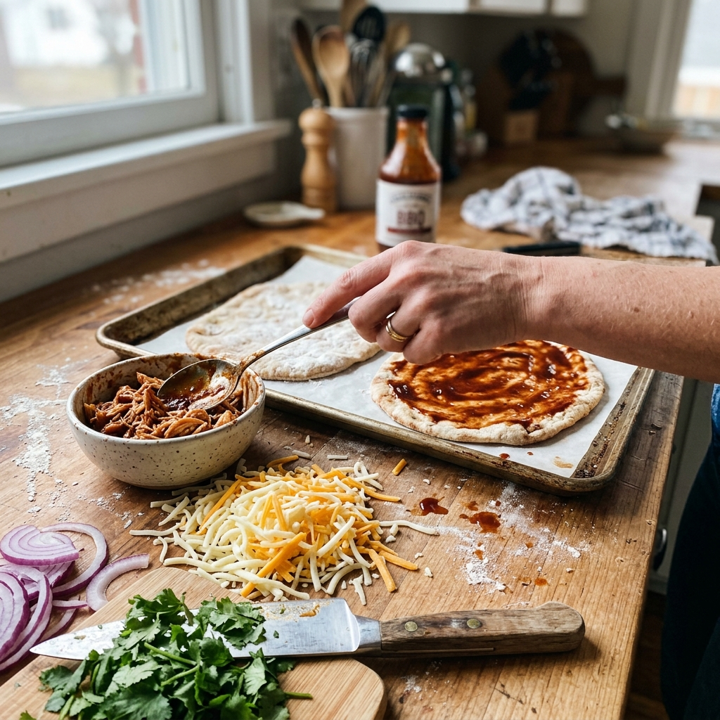 Easy BBQ Chicken Flatbread Recipe 8 Easy BBQ Chicken Flatbread Recipe