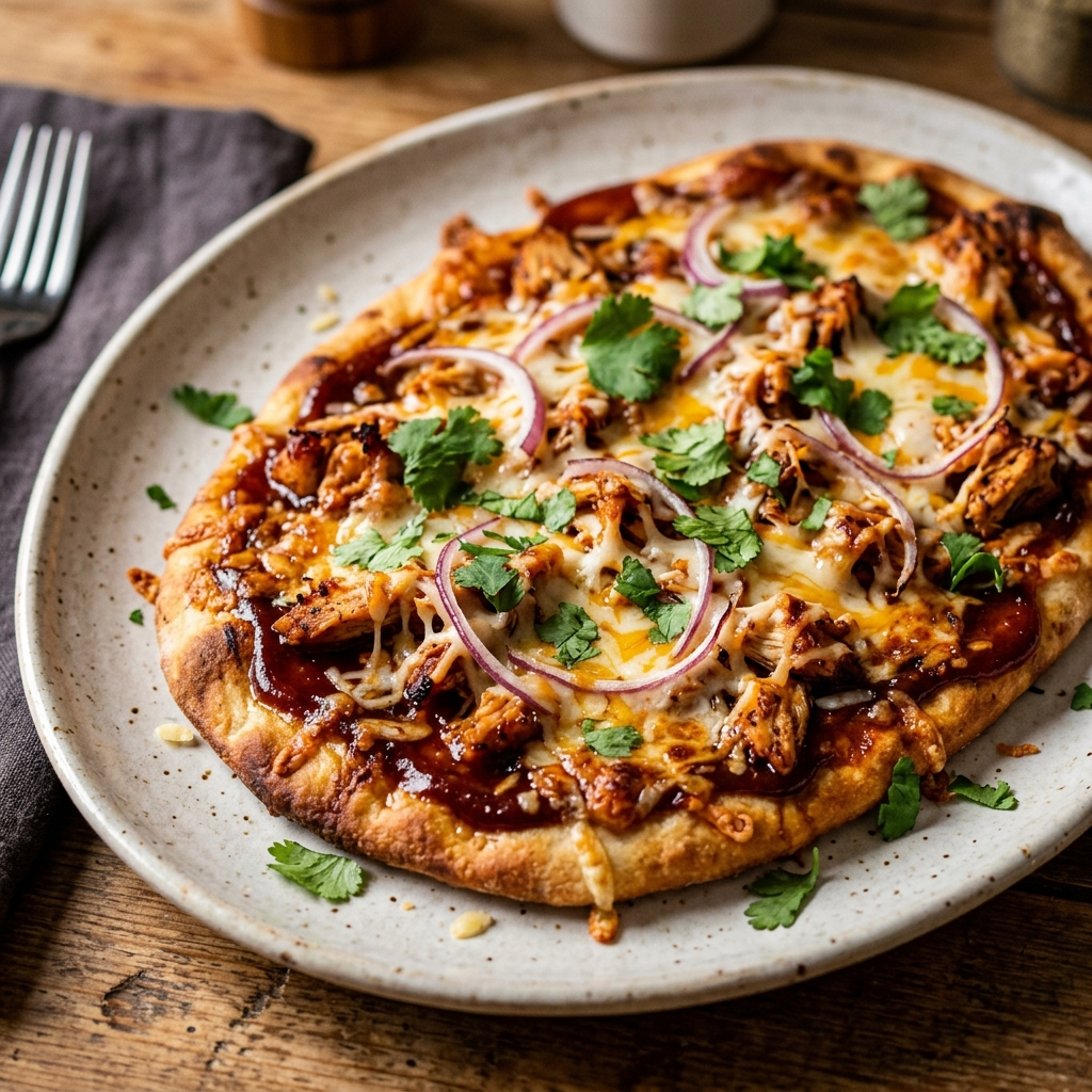 Easy BBQ Chicken Flatbread Recipe 9 Easy BBQ Chicken Flatbread Recipe