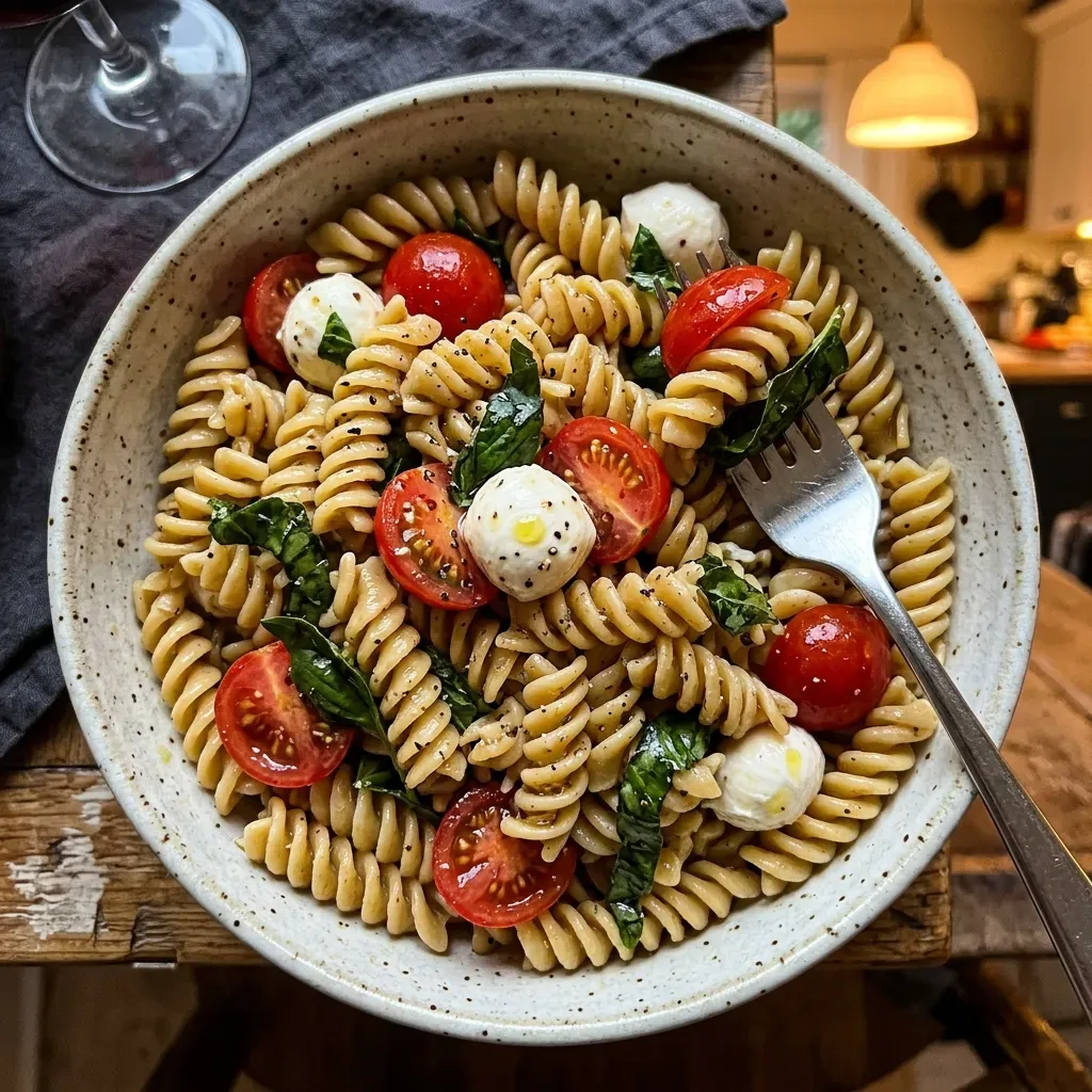 Easy Caprese Pasta Salad 9 Easy Caprese Pasta Salad