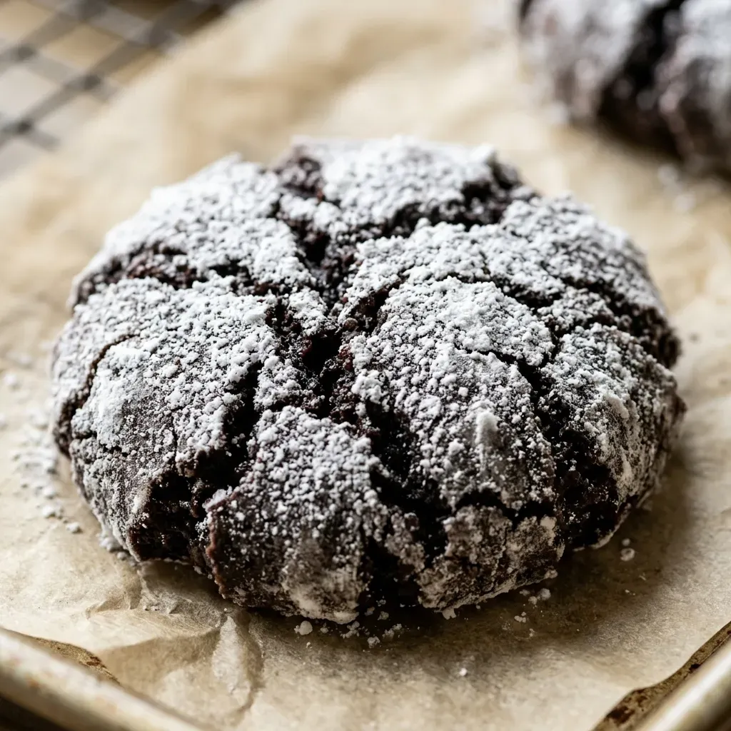 Easy Chocolate Crinkle Cookies