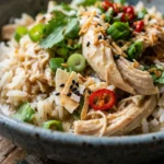 Easy Coconut Chicken Rice Bowl Recipe