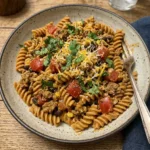 High Protein Taco Pasta (36g per serving)
