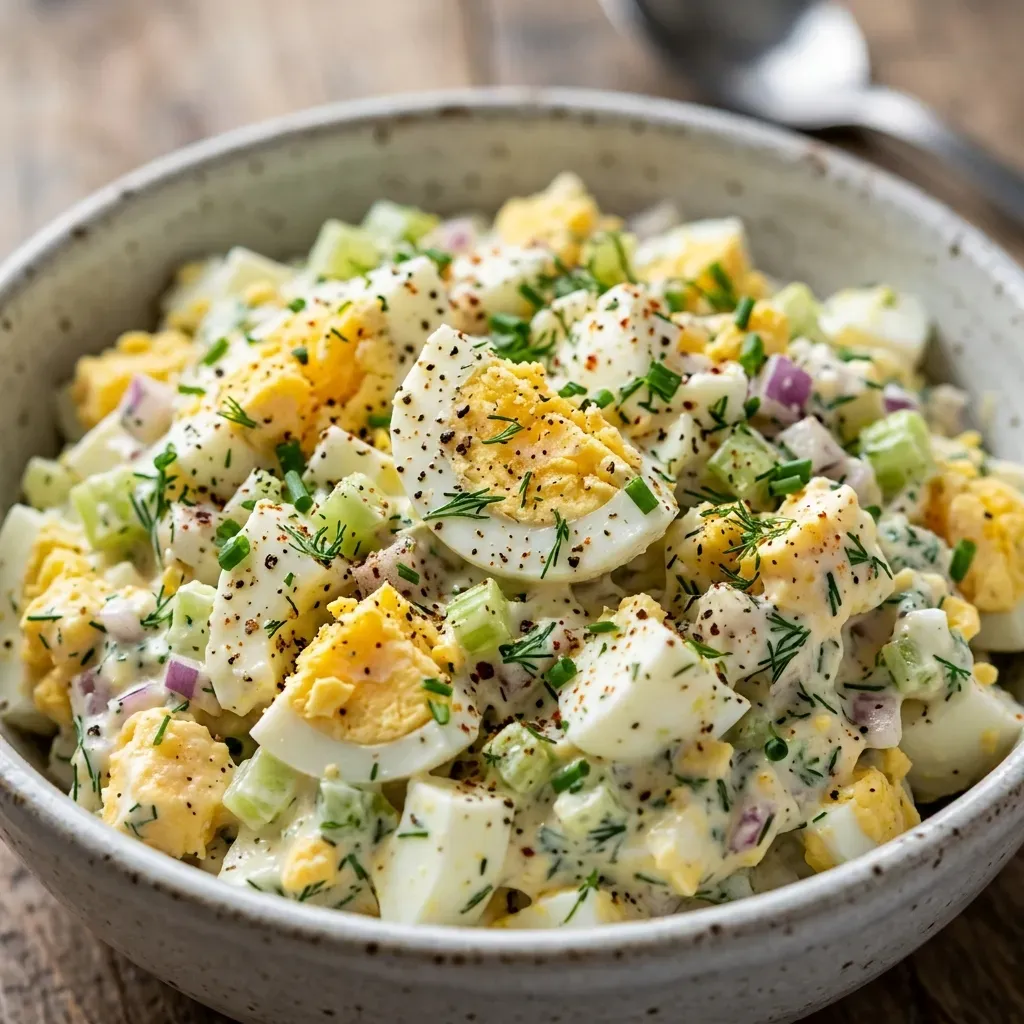 High Protein Egg Salad Low Cal, Low Carb