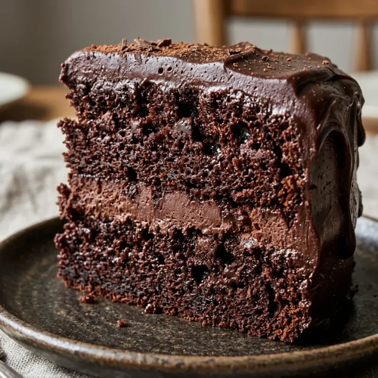 Decadent Double Layer Chocolate Cake 5 Decadent Double Layer Chocolate Cake