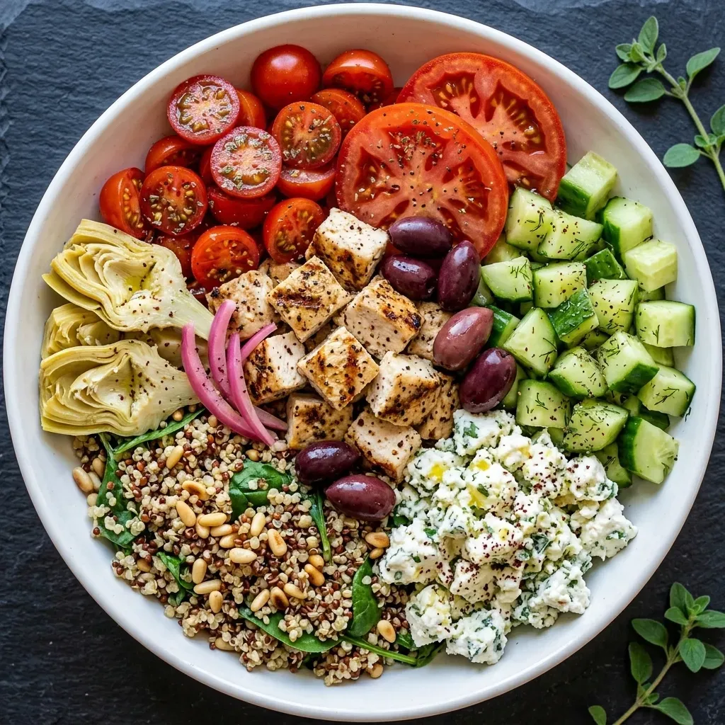 Greek Chicken Bowls