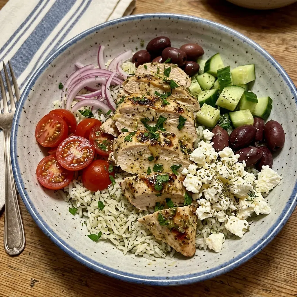 Greek Chicken Bowls