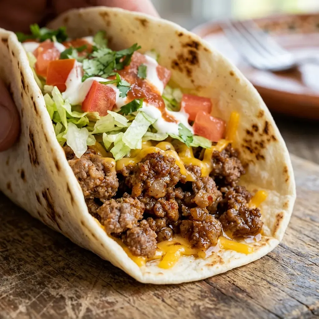 Ground Beef Easy Taco Recip