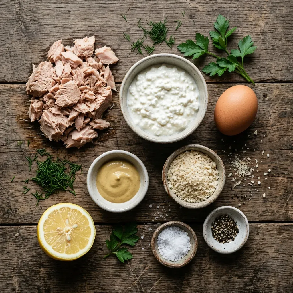 Healthy Cottage Cheese Tuna Cakes
