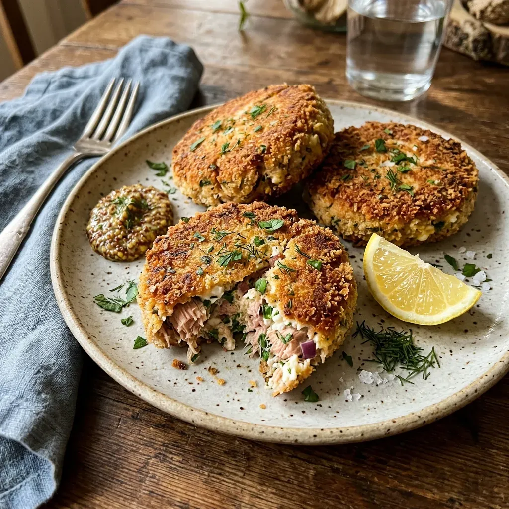 Healthy Cottage Cheese Tuna Cakes