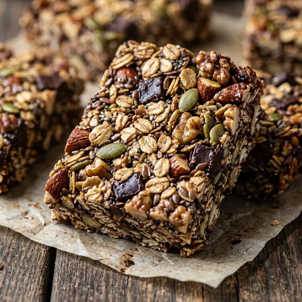 Homemade No Bake Granola Bars