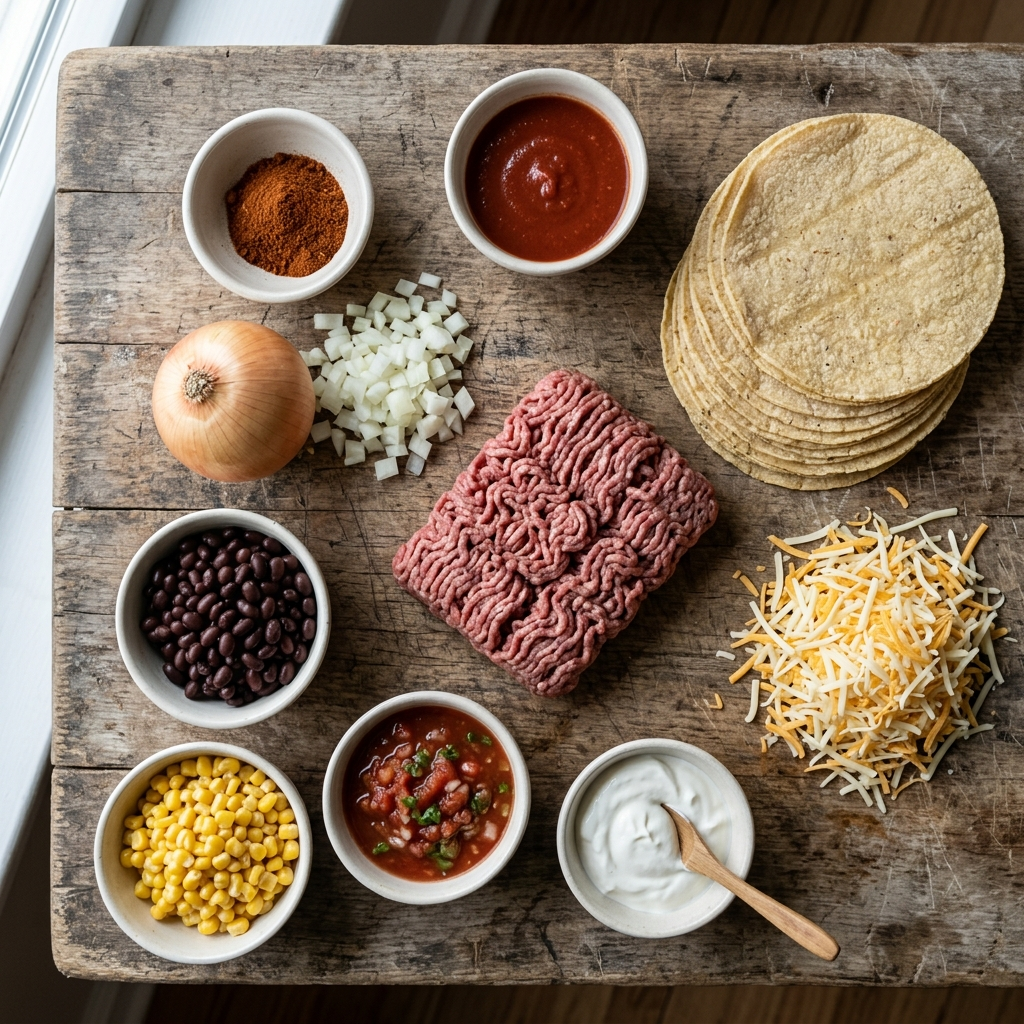 Quick & Easy Taco Casserole