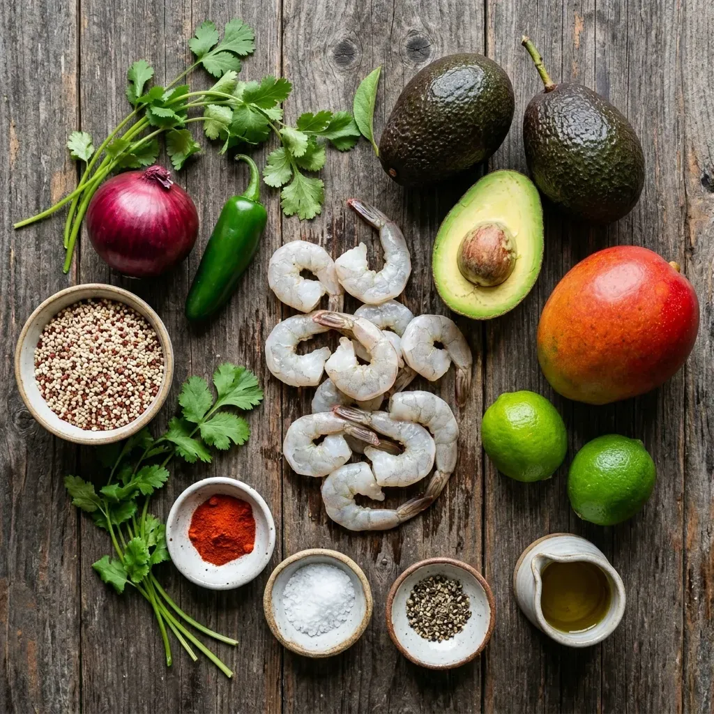 Healthy Grilled Shrimp & Avocado Bowls with Mango Salsa 7 Healthy Grilled Shrimp & Avocado Bowls with Mango Salsa