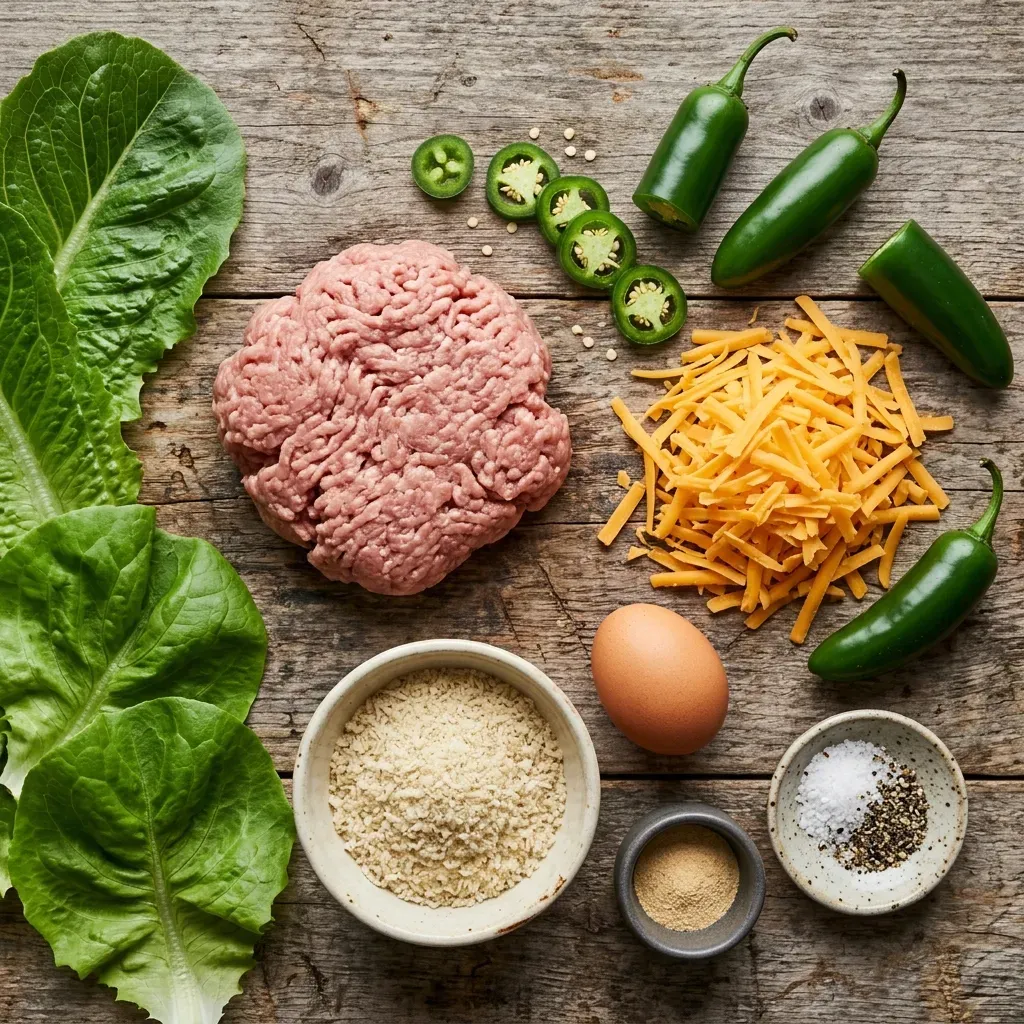 Lettuce Wrapped Grilled Jalapeño Cheddar Turkey Burgers 7 Lettuce Wrapped Grilled Jalapeño Cheddar Turkey Burgers