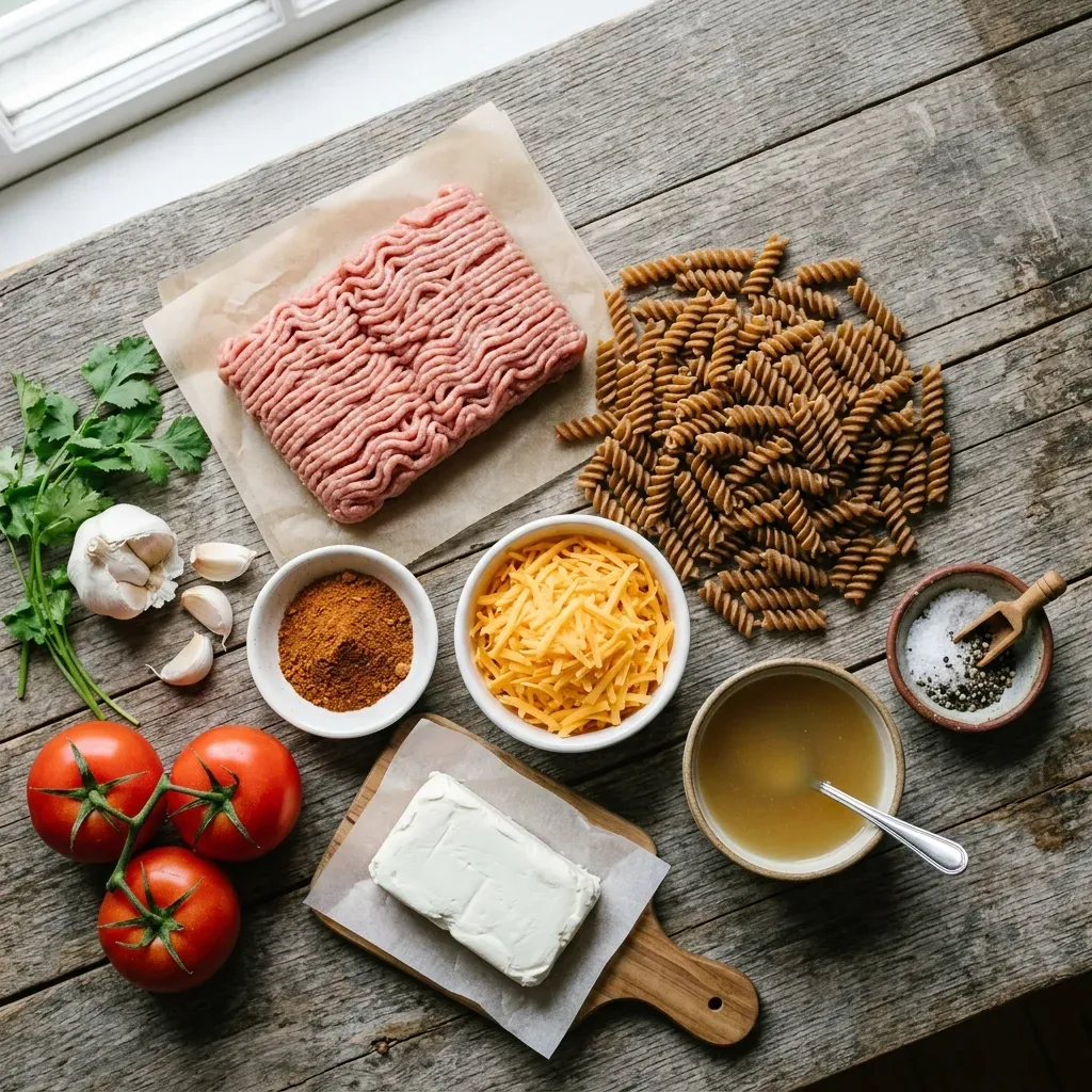 High Protein Taco Pasta (36g per serving)