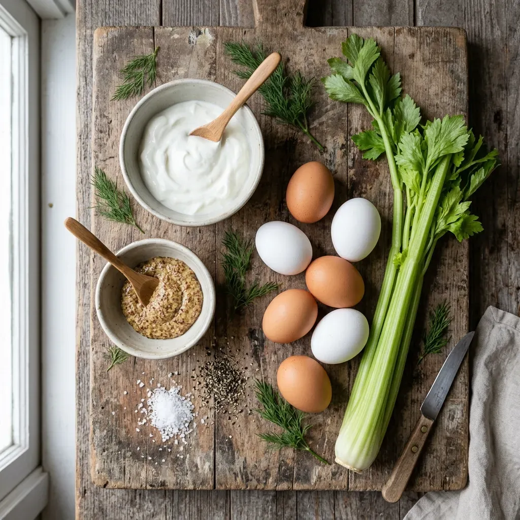 High Protein Egg Salad Low Cal, Low Carb