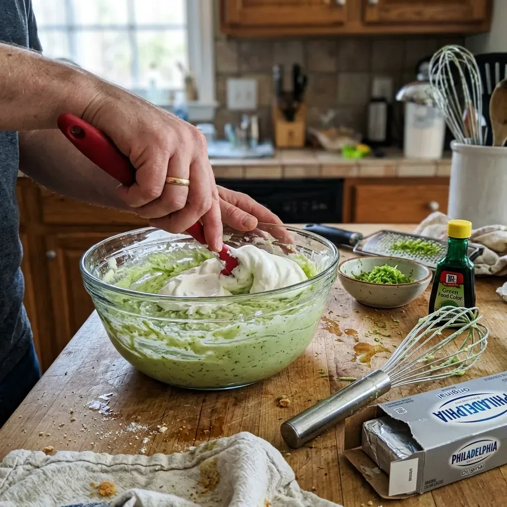 No-Bake Baja Blast Cheesecake