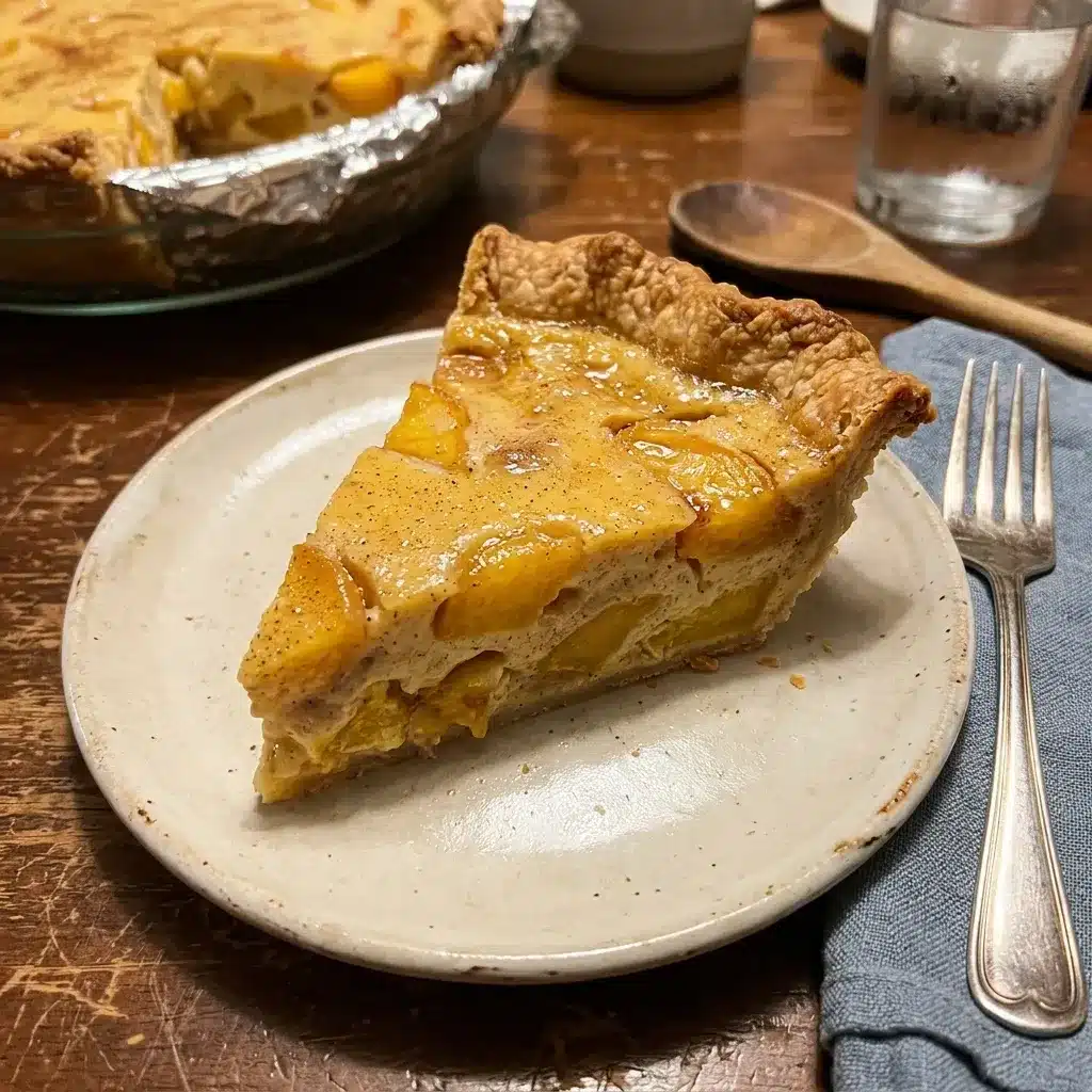 Homemade Peach Custard Pie 9 Homemade Peach Custard Pie