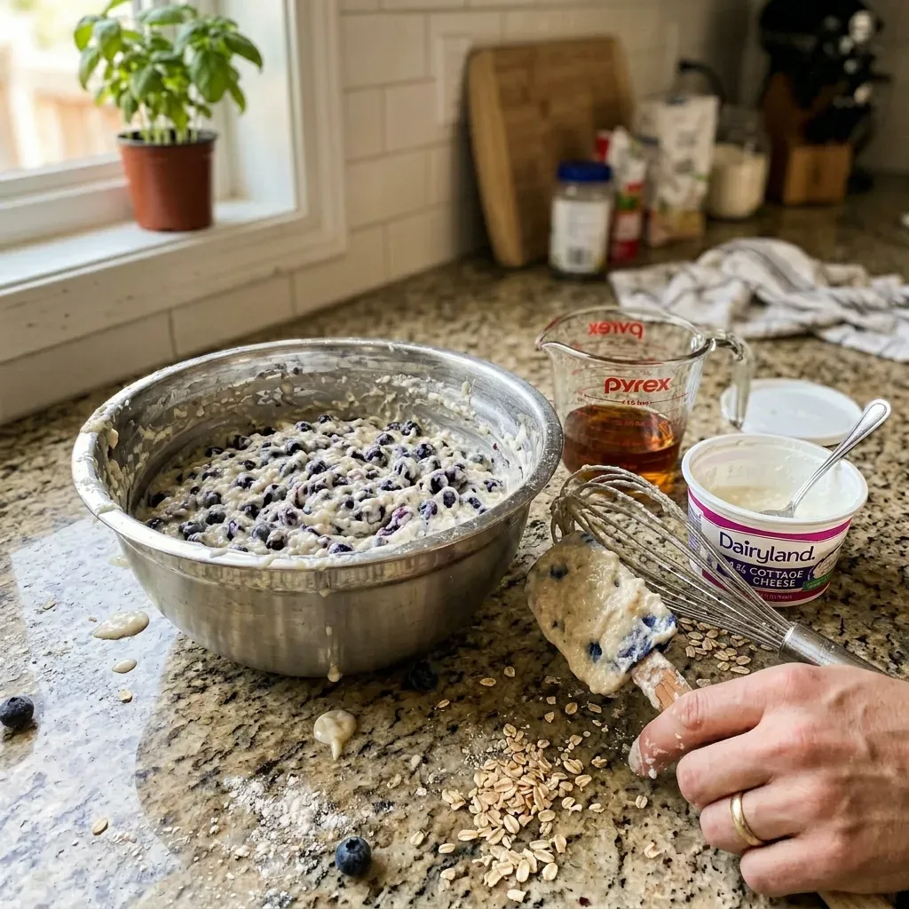 High Protein Blueberry Cottage Cheese Bake 8 High Protein Blueberry Cottage Cheese Bake