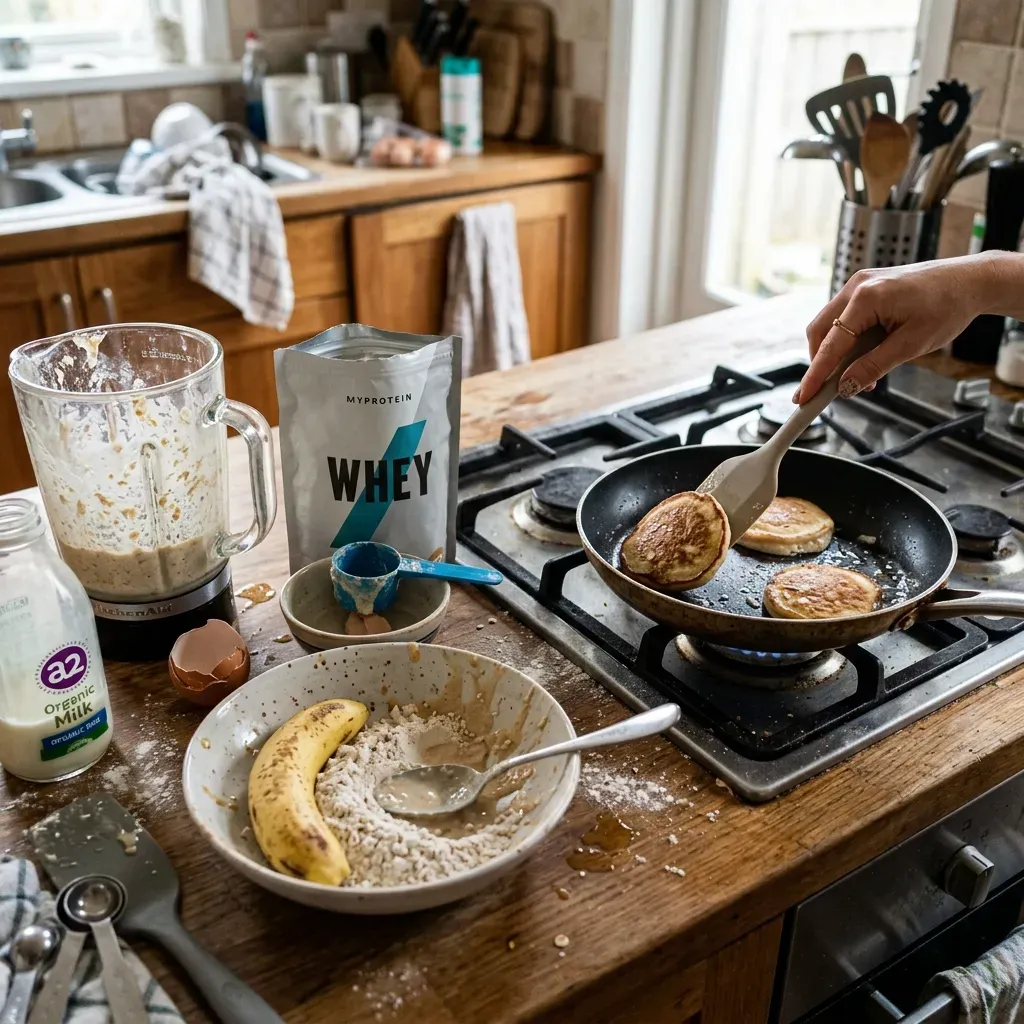 Easy High Protein Pancake Bowls