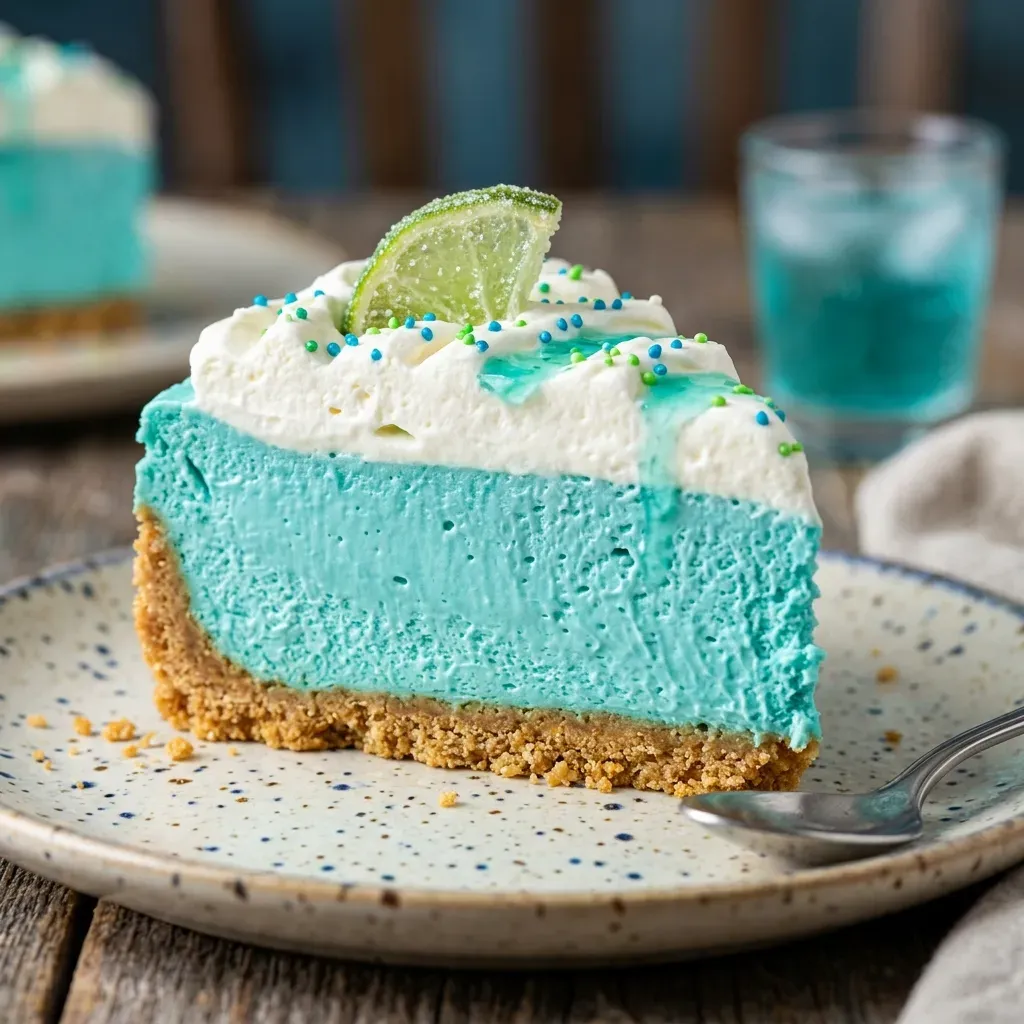 No-Bake Baja Blast Cheesecake