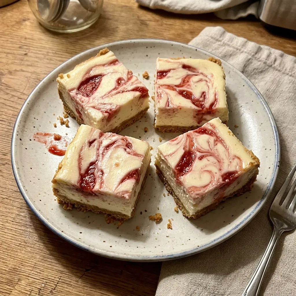Frozen Strawberry Cheesecake Bars 9 Frozen Strawberry Cheesecake Bars