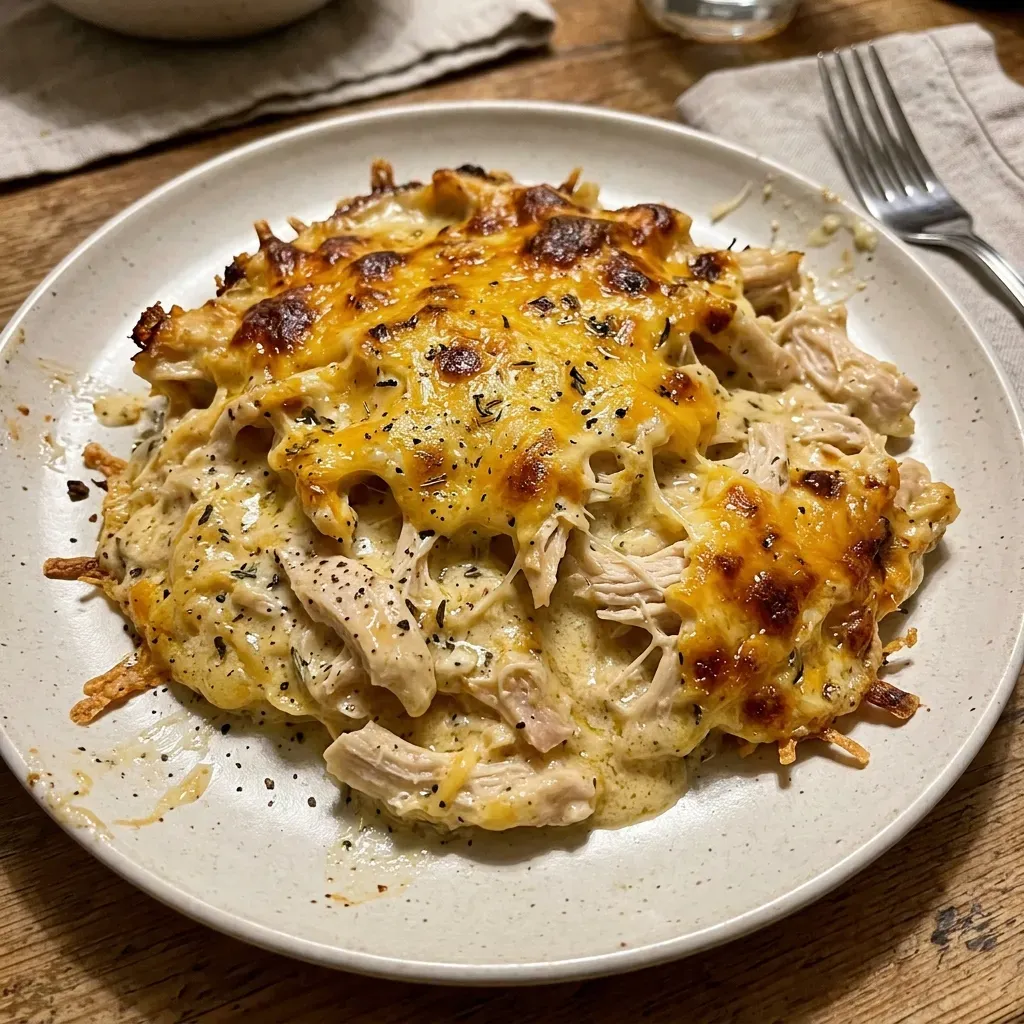 Creamy Low Carb Chicken Casserole (No Noodle Comfort!)