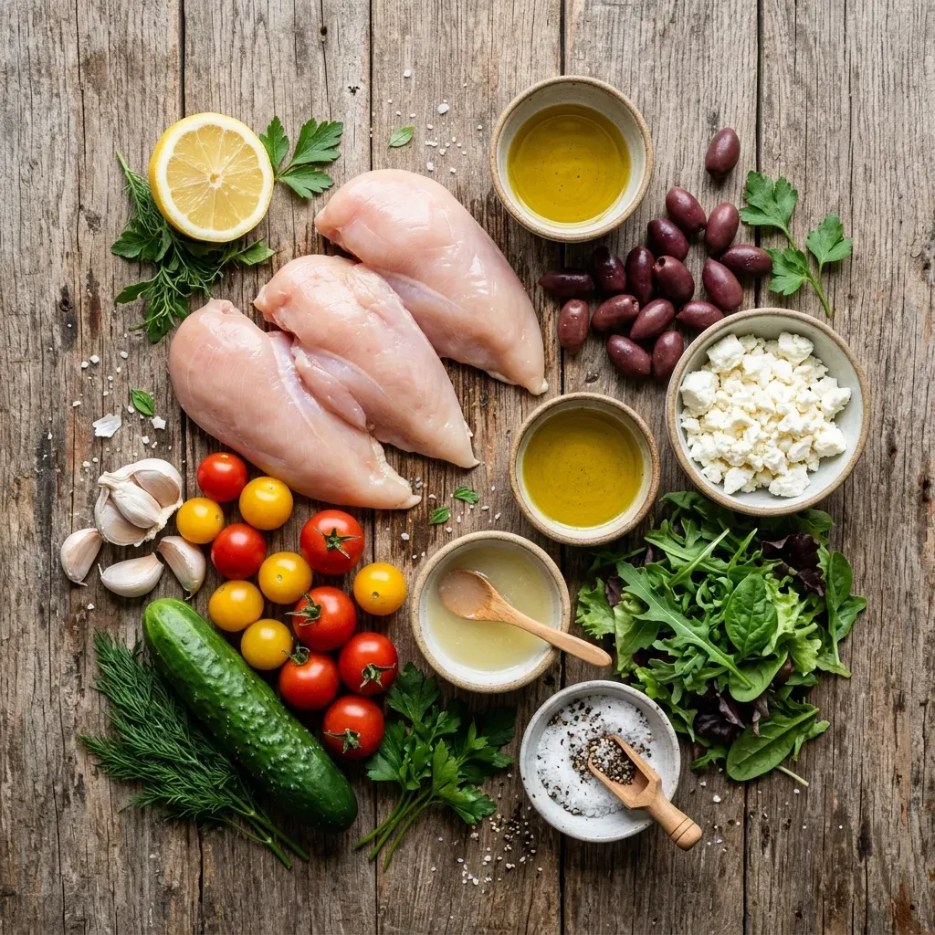 Low Carb High Protein Mediterranean Lemon Dill Chicken Bowl 7 Low Carb High Protein Mediterranean Lemon Dill Chicken Bowl