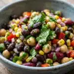 Marinated Cilantro Lime Bean Salad