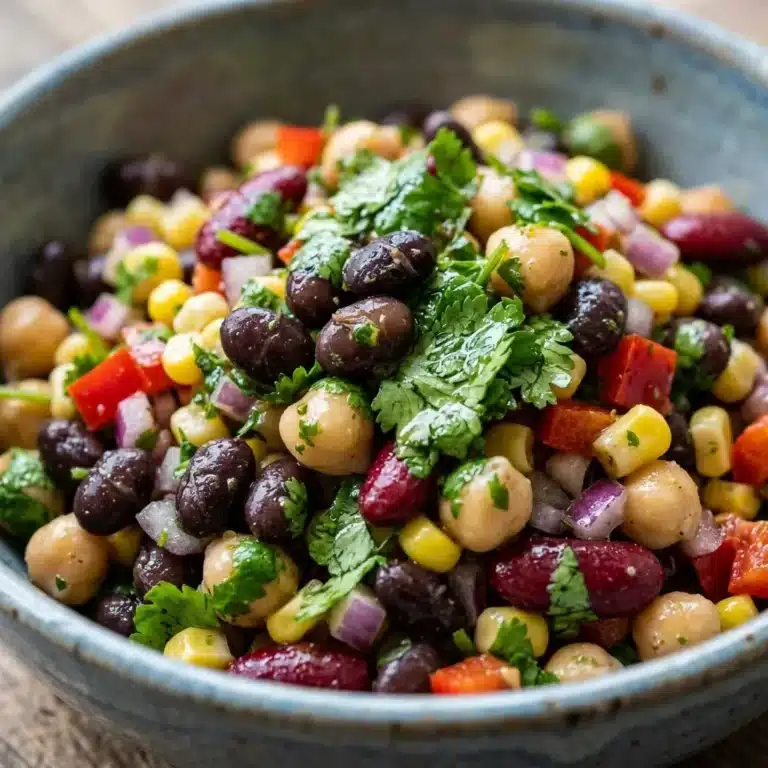 Marinated Cilantro Lime Bean Salad 3 Marinated Cilantro Lime Bean Salad