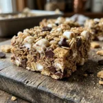 No Bake S'mores Granola Bars