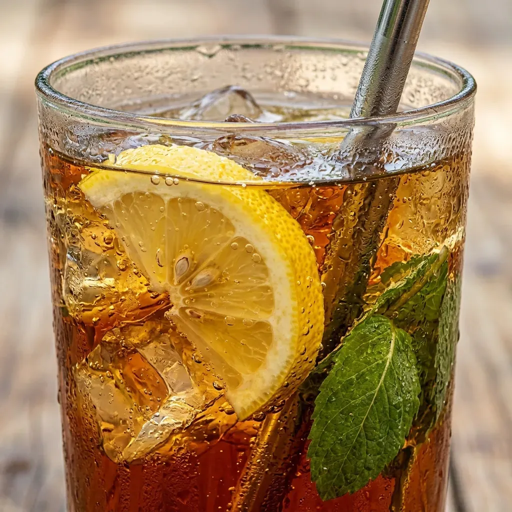 Refreshing Homemade Lemon Iced Tea