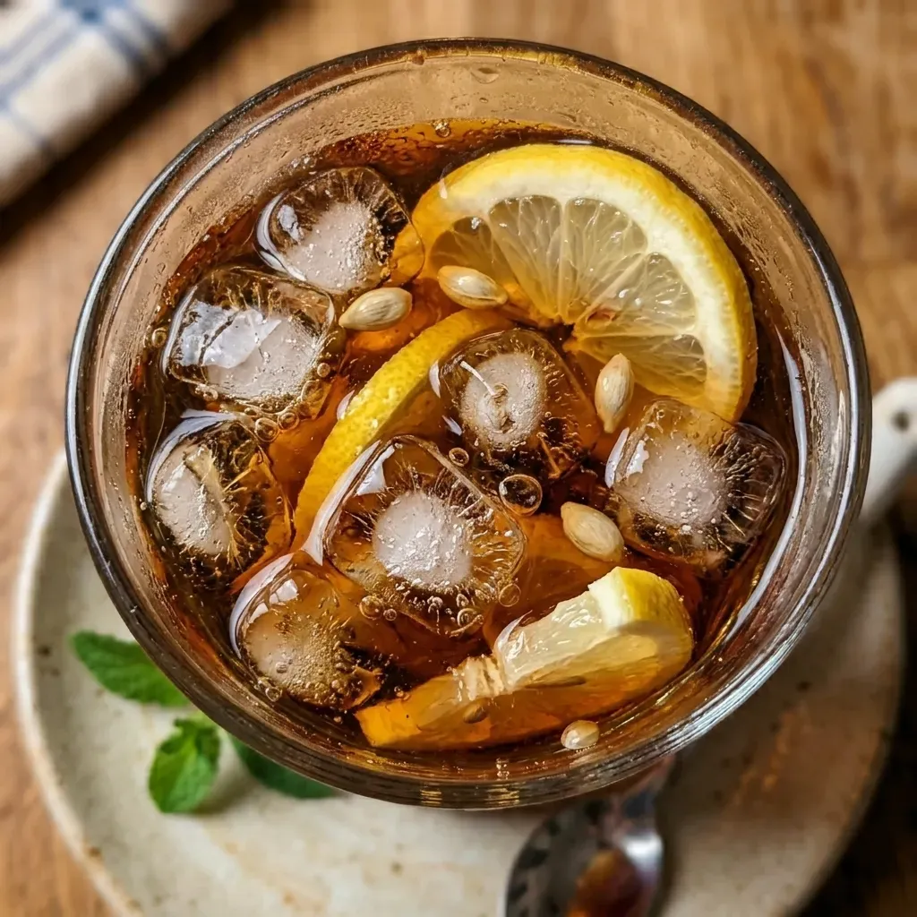 Refreshing Homemade Lemon Iced Tea