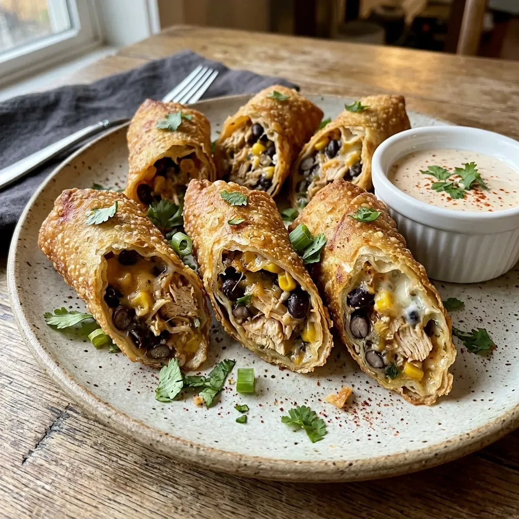 Southwest Chicken Egg Rolls 9 Southwest Chicken Egg Rolls