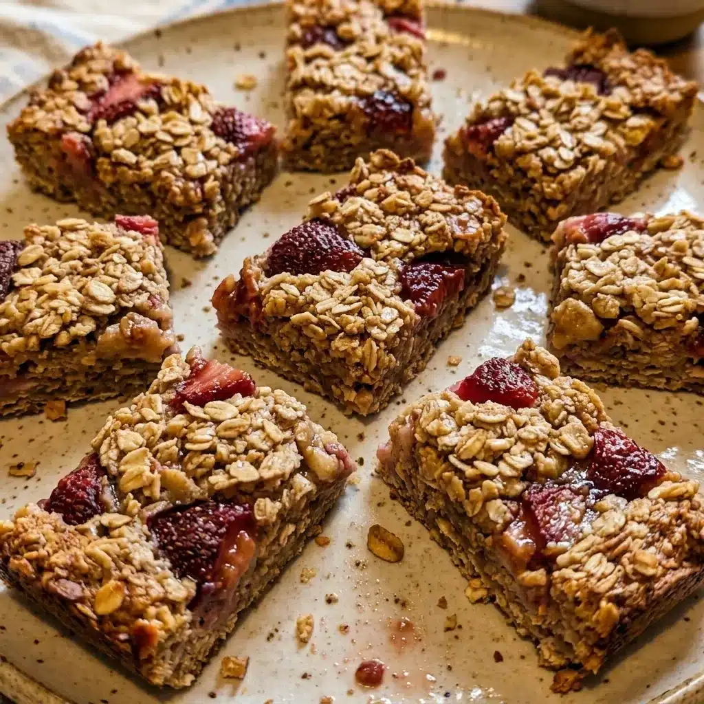 Strawberry Banana Oat Bars
