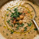 Vegan Garlic Chickpea Soup 4 Vegan Garlic Chickpea Soup