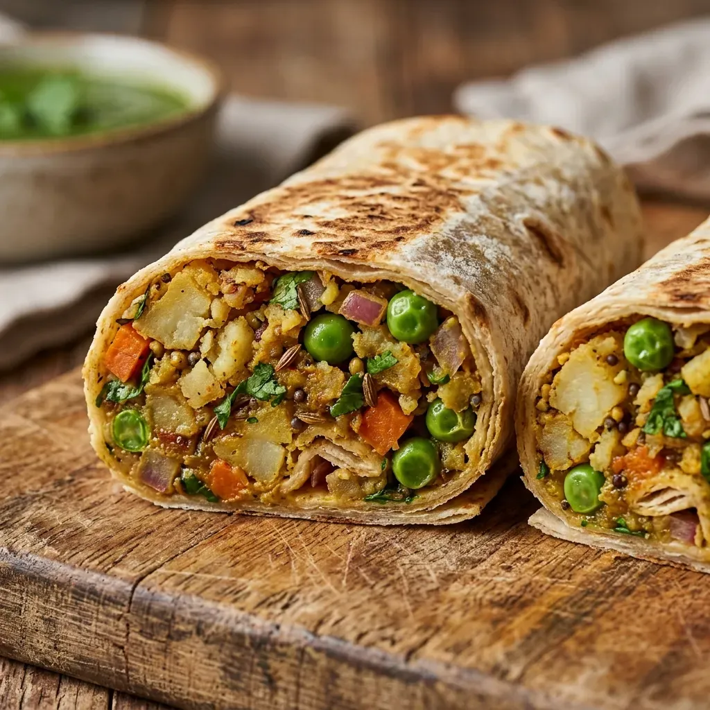 Vegan Samosa Wraps