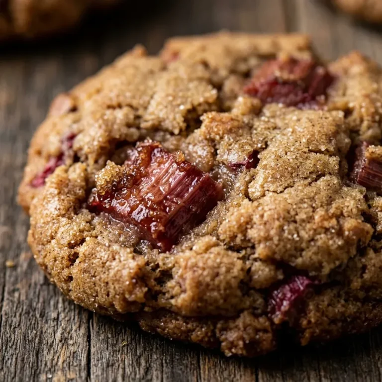 Brown Sugar Rhubarb Cookies 2 Brown Sugar Rhubarb Cookies