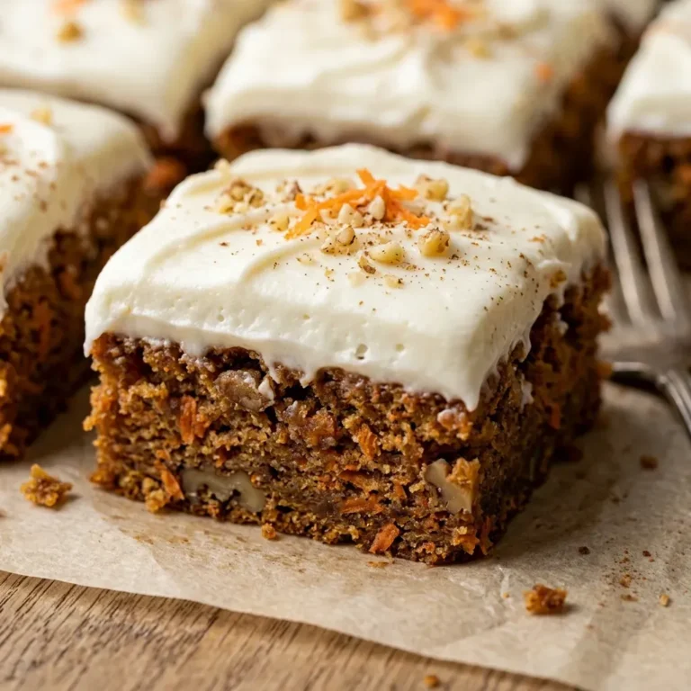 Carrot Cake Bars with Cream Cheese Frosting 3 Carrot Cake Bars with Cream Cheese Frosting