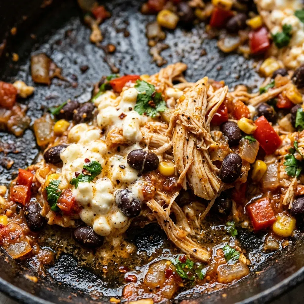 Chicken Black Bean Cottage Cheese Skillet 4 Chicken Black Bean Cottage Cheese Skillet