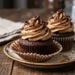 Chocolate Coffee Cream Cupcakes