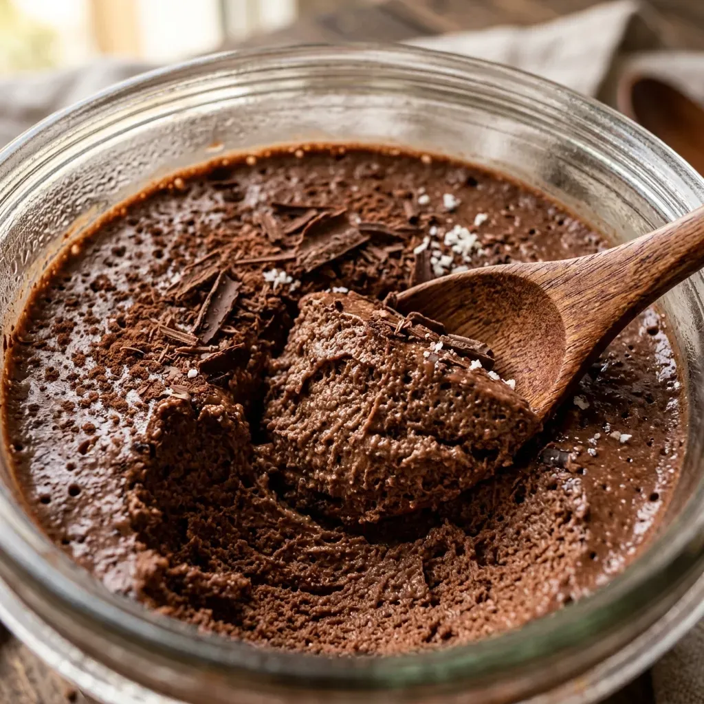 Cottage Cheese Chocolate Mousse (High Protein Dessert)