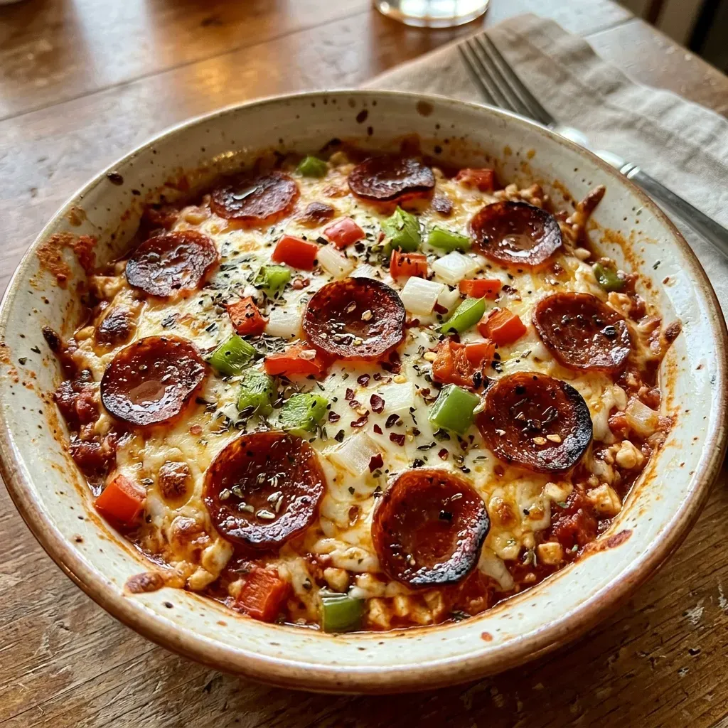 Cottage Cheese Pizza Bowl 5 Cottage Cheese Pizza Bowl