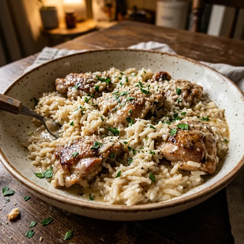 Creamy Garlic Chicken Rice Bowls 5 Creamy Garlic Chicken Rice Bowls