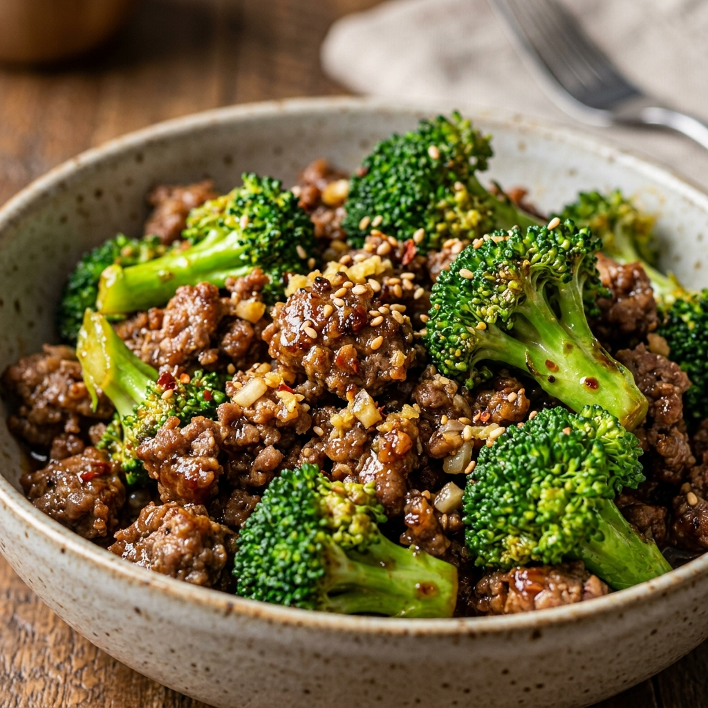 Easy Ground Beef And Broccoli Recipe