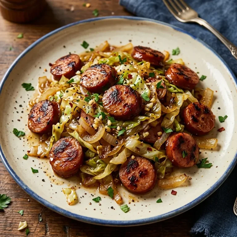 Easy Sausage and Cabbage Stir Fry 3 Easy Sausage and Cabbage Stir Fry