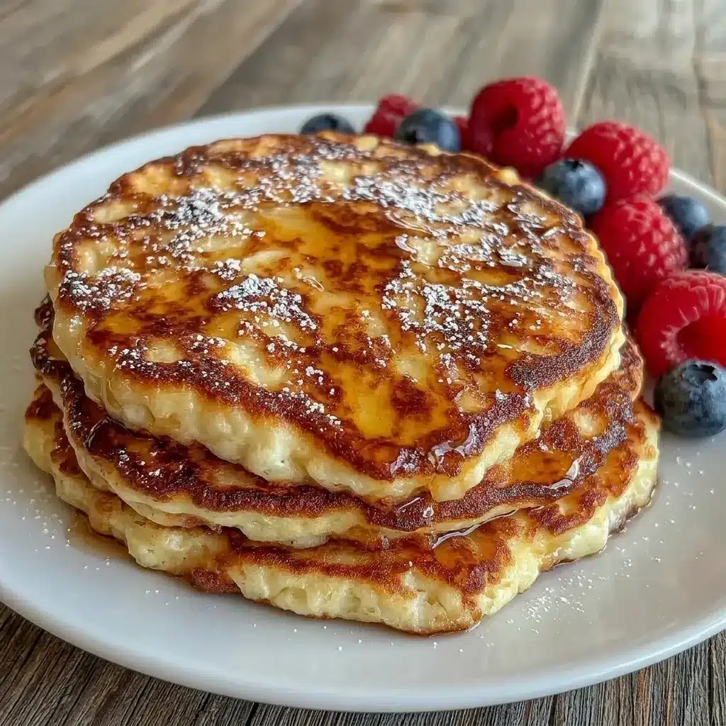 Flourless Cottage Cheese Pancakes