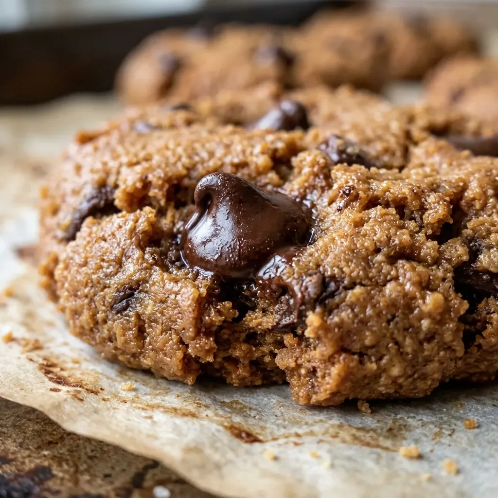 Flourless Peanut Butter Chocolate Chip Cookies (keto + low carb) 5 Flourless Peanut Butter Chocolate Chip Cookies (keto + low carb)