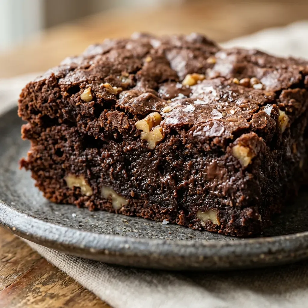 Fudgy No Sugar Greek Yogurt Brownies