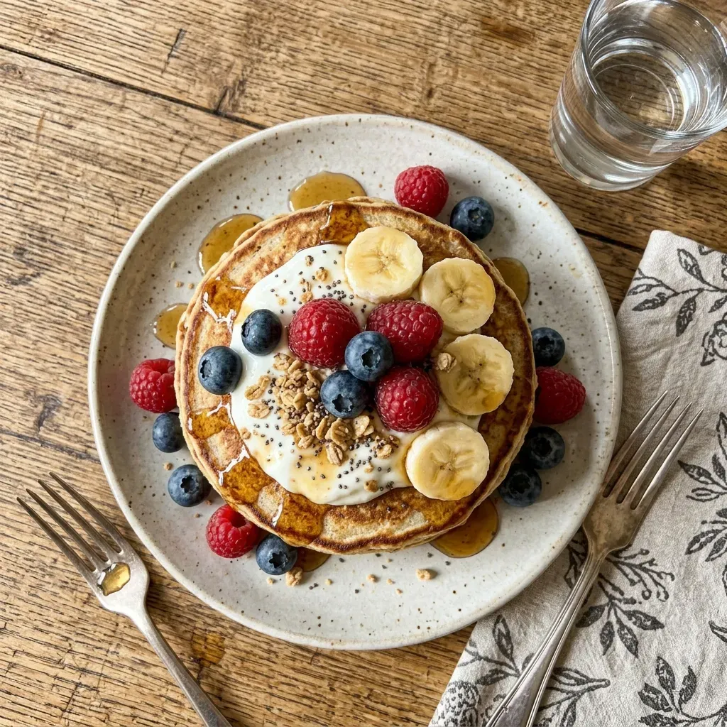 Greek Yogurt Pancakes with Almond Flour 5 Greek Yogurt Pancakes with Almond Flour